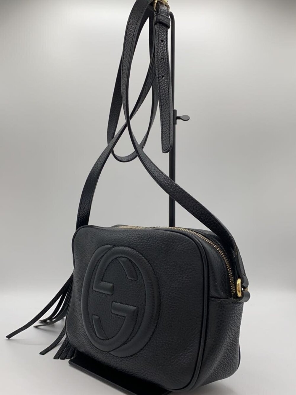 Gucci Bag Black Leather Disco Soho Black